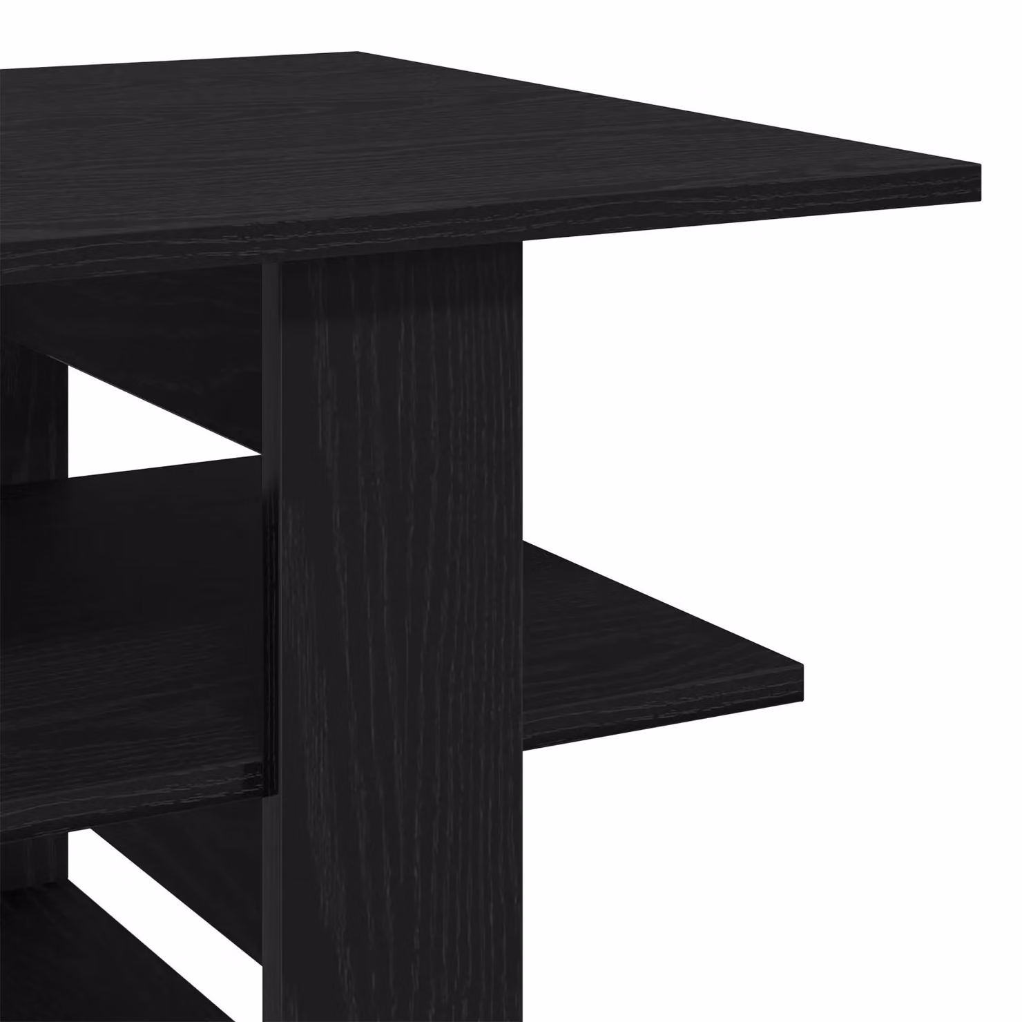 Berkfield Home Black Oak Coffee Table, W/D/H: 102 x 55 x 42 cm – 4