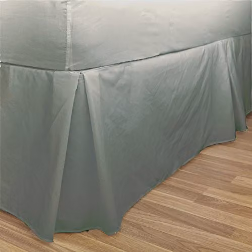 Martex Green Cotton Percale Plain Fitted Sheet, W/D/H: 90 x 200 cm – 2