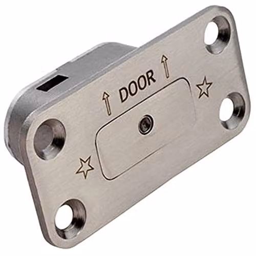 Loops Emergency Release Door Stop in Brushed Satin Stainless Steel Silver for use with bc05428