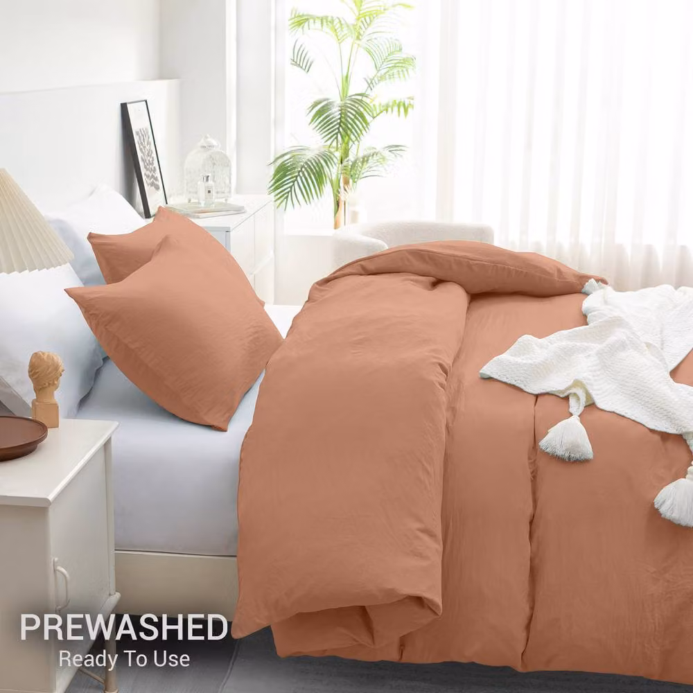 Pamposh Mauve Microfibre Duvet Cover Set, Super King, 200 x 200 cm – 2