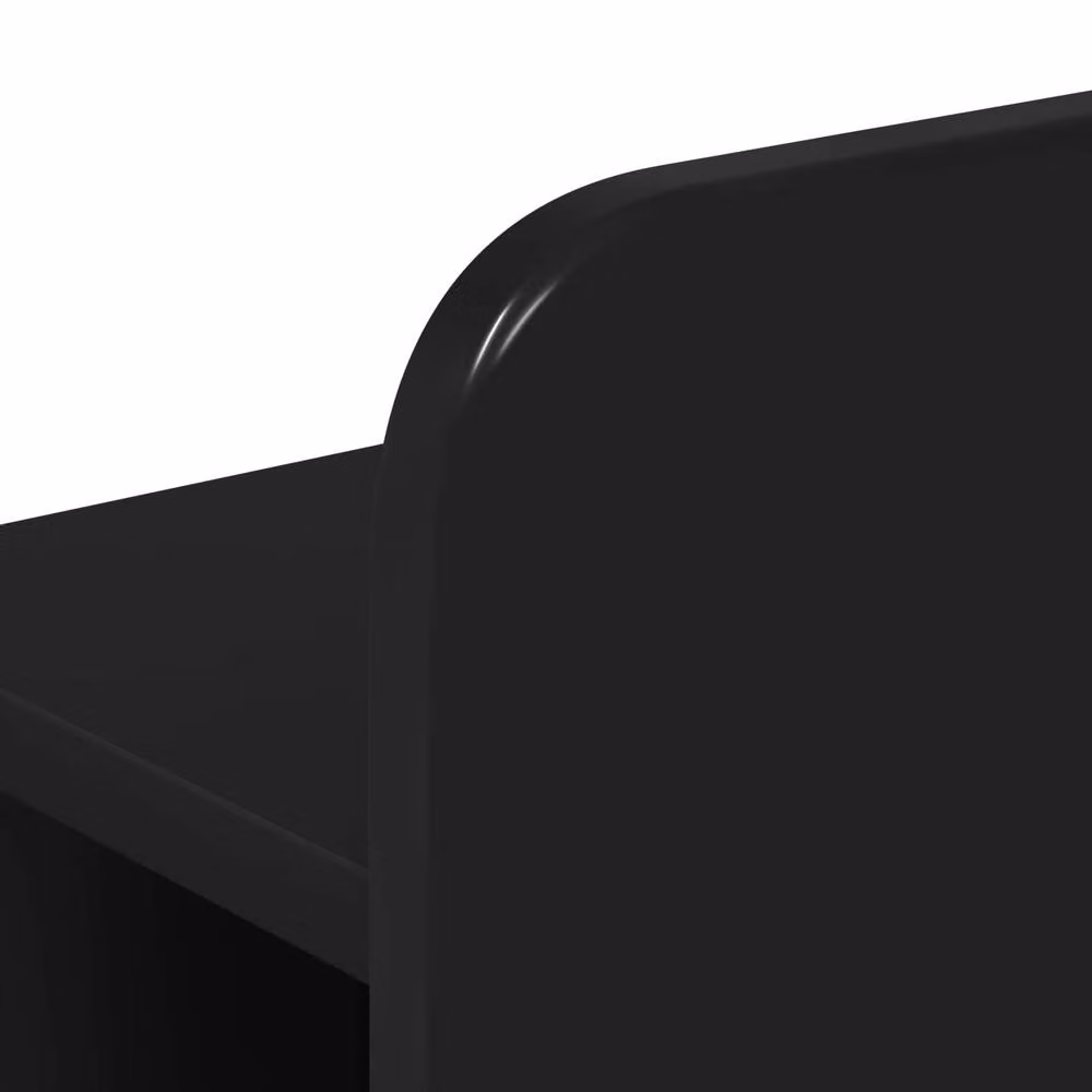 Berkfield Home Modern Bed Frame with Storage Drawers in Black, Engineered Wood, W/D/H: 90 x 190 cm – 4