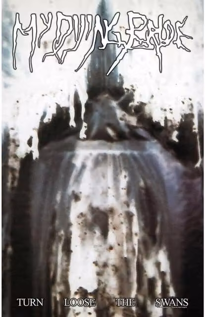 My Dying Bride Turn Loose The Swans White Textile Poster
