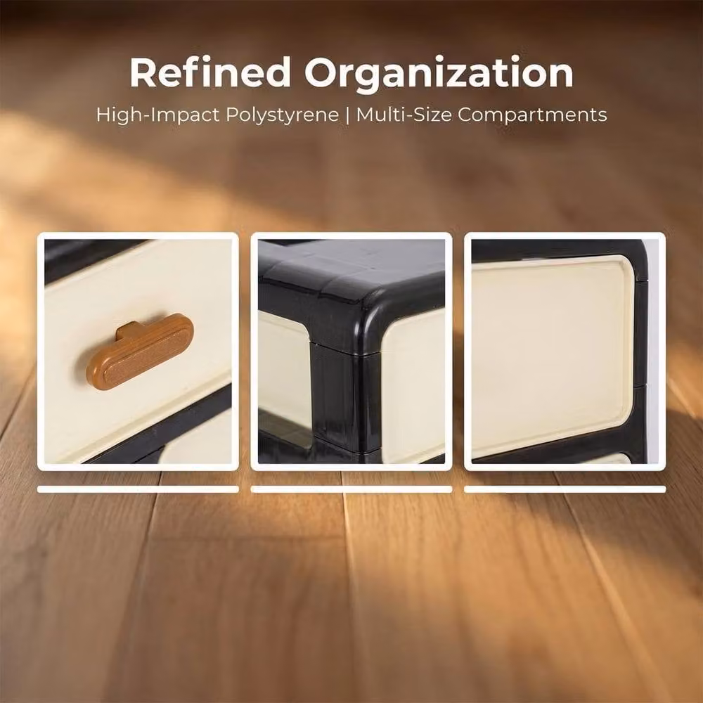Kelvenix Multi-Drawer Desktop Organizer in Black – 4