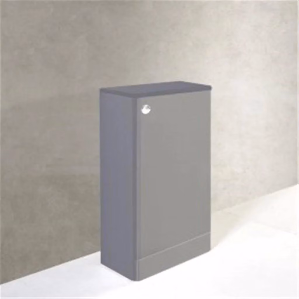Clifton Basalt Grey Back to Wall WC Unit W/D/H: 49.5 x 76 x 26 cm – 2