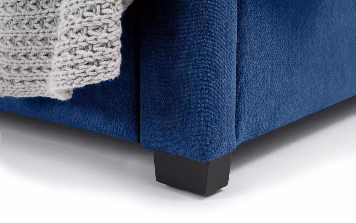 Ashfield Modern Upholstered 4 Drawer Bed in Petrol Blue, King Size W/D/H: 180 x 200 cm – 4