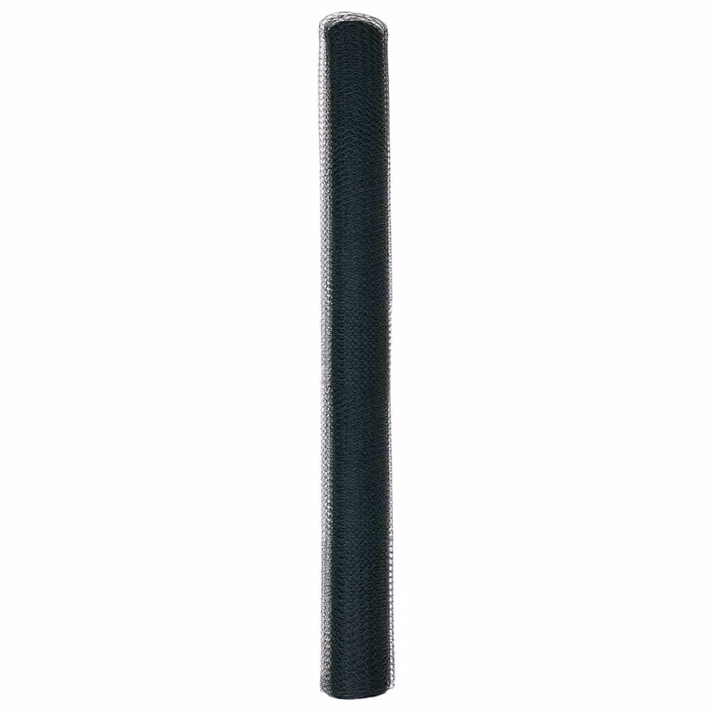 Berkfield Home Green Hexagon Steel Fence, PVC-Coated, W: 10 m, H: 1.5 m – 5