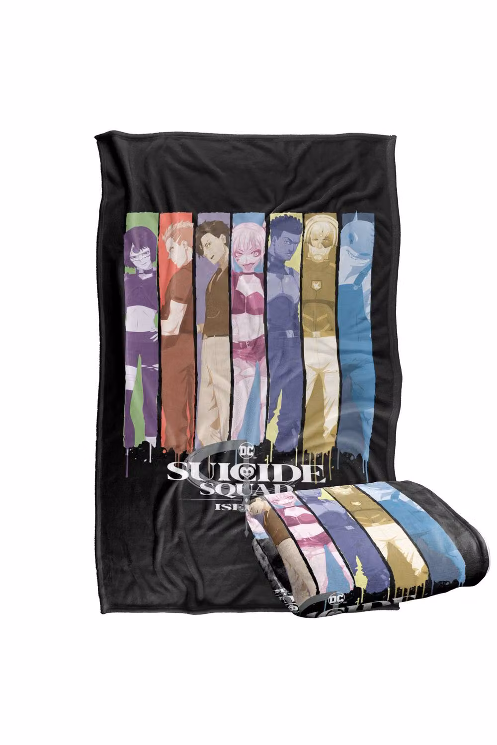 Warner Bros. Suicide Squad Isekai Line Up Super Soft Silky Touch Throw Blanket, Multicolour, Large – 2