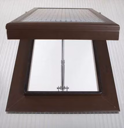 Storm PolyX Roof Vent for 16mm Polycarbonate Sheets in Brown