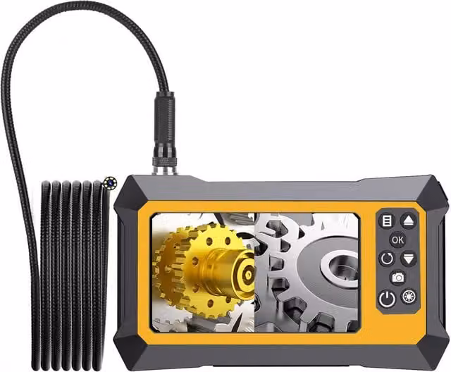 Callow Dual Lens Inspection Camera 360 Degree Rotating 8.5mm Borescope - Black