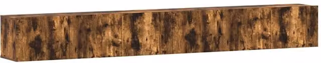 Berkfield Home 3 Piece Smoked Oak TV Cabinet Set in Brown – 1