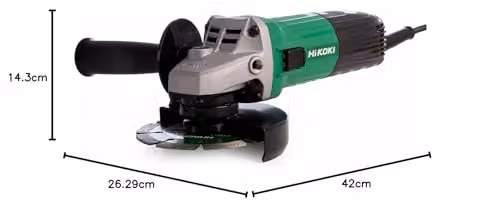 HiKOKI G12STXJ7Z 115mm Disc Grinder, 600W, 230V, Bronze and Green – 6
