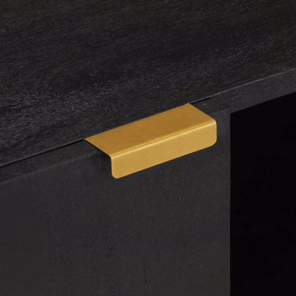 Berkfield Home Modern Black TV Cabinet W/D/H: 105 x 33 x 46 cm – 4