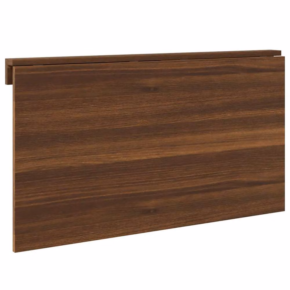 Berkfield Home Folding Wall Table in Brown Oak, W/D/H: 100 x 60 x 56 cm – 4