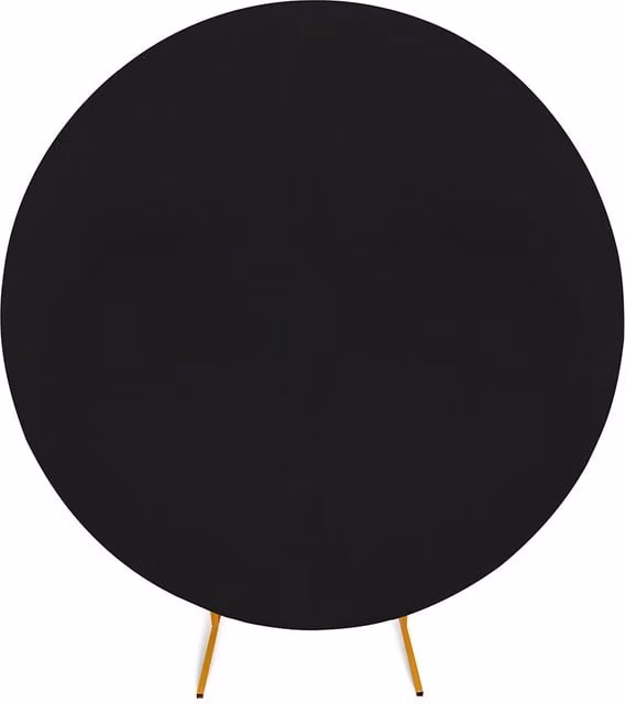 Neel Blue Round Arch Backdrop Cover, Wrinkle-Resistant Spandex Circle Stand Cover, Diameter: 200 cm