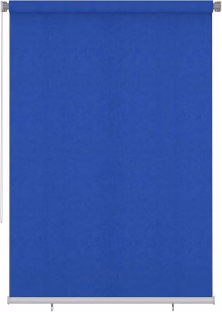 Berkfield Home Outdoor Roller Blind, Blue HDPE, W: 160 cm, H: 230 cm – 1