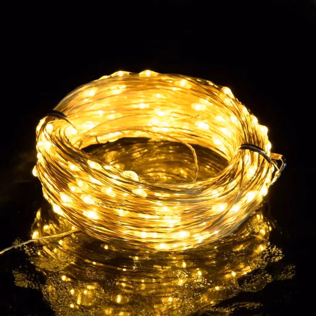 Berkfield Home Warm White LED String Light with 150 LEDs and Remote Control, 15 m, Copper – 2