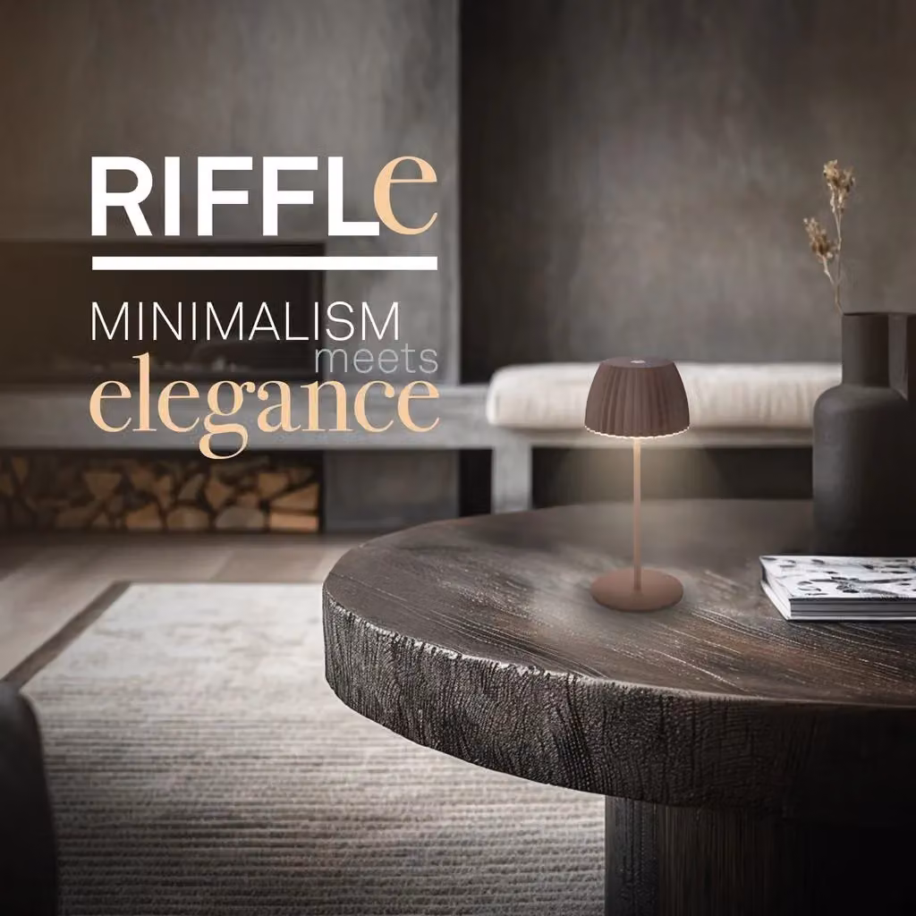 Briloner Riffle Mini Rechargeable LED Table Lamp in Umbra Sand, W/D/H: 8.5 x 8.5 x 20 cm – 3