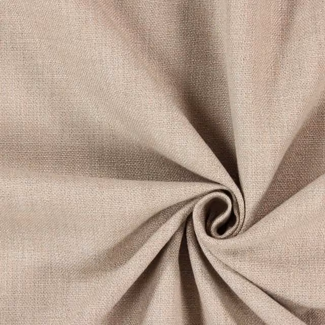 Prestigious Textiles Saxon Plain Jute and Cotton Fabric in Beige