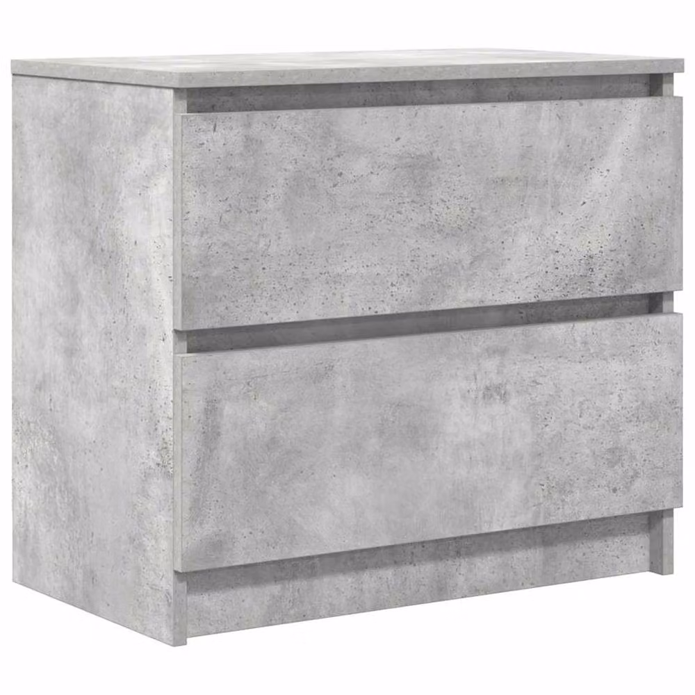 Berkfield Home Modern TV Cabinet in Concrete Grey, W/D/H: 60 x 35 x 54 cm – 2