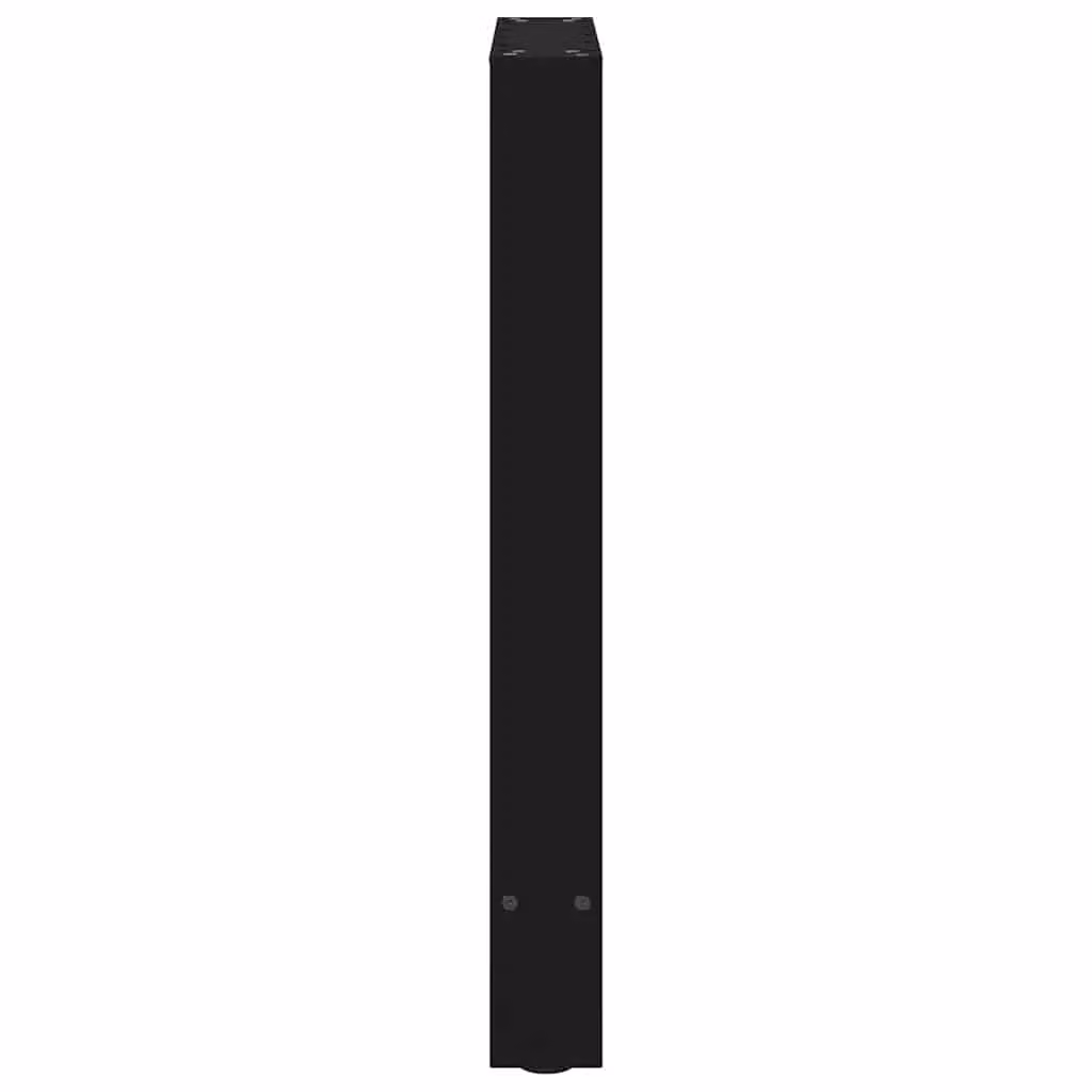 Berkfield Home Black Steel Coffee Table Legs, 2 Pieces, Height: 60 cm to 72.5 cm – 4
