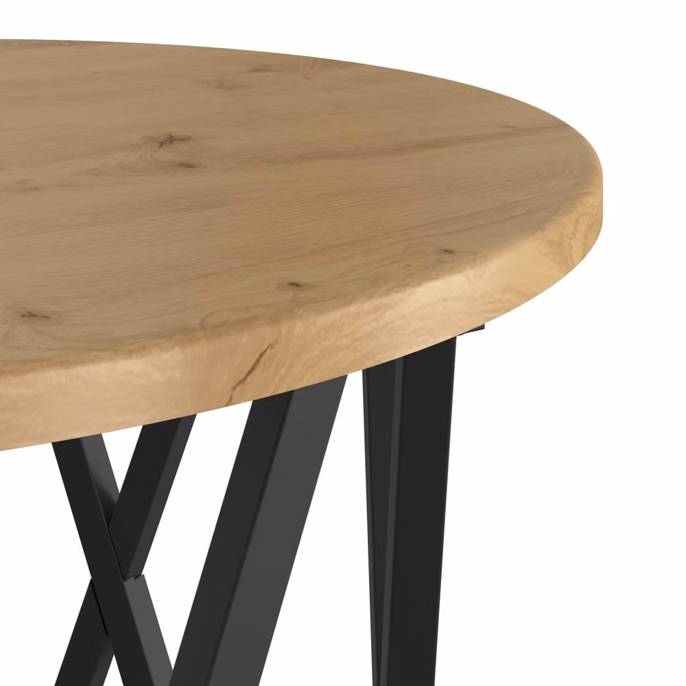 Berkfield Home Nesting Side Tables, 3 Piece Set in Brown Artisan Oak Engineered Wood – 6