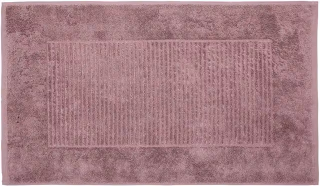Bedeck 1951 Alessa Striped Cotton Bath Mat, Pink Nature