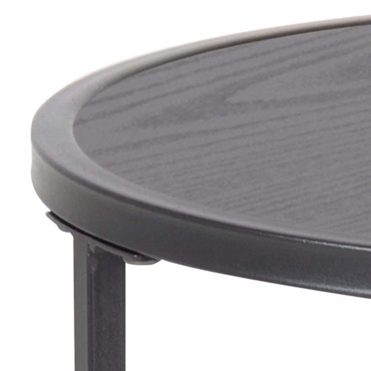Furniture To Go Seaford Round Black Metal Side Table – 4