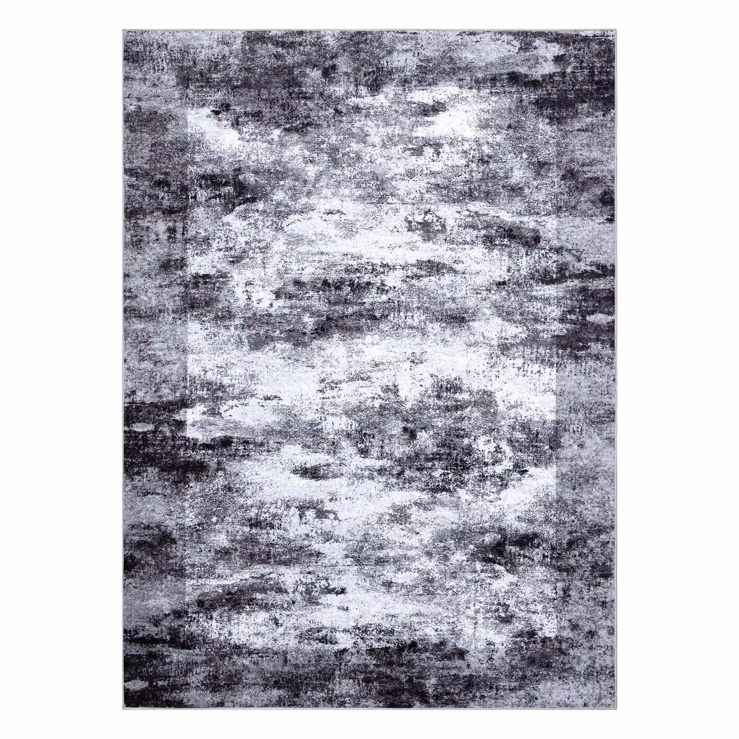 RugsX Miro Abstract Modern Grey Rug, W: 140 cm, L: 190 cm – 2