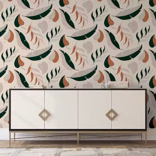 Arthouse Falling Leaves Botanical Floral Wallpaper Roll in Multicolour – 2