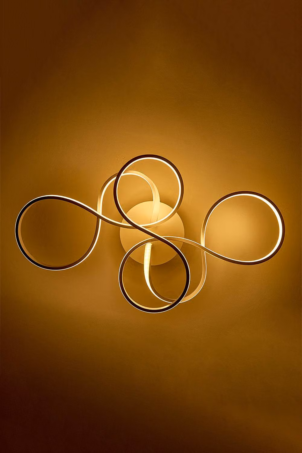 Living and Home Modern LED Ceiling Light in White and Multicolour, Diameter: 70 cm – 2