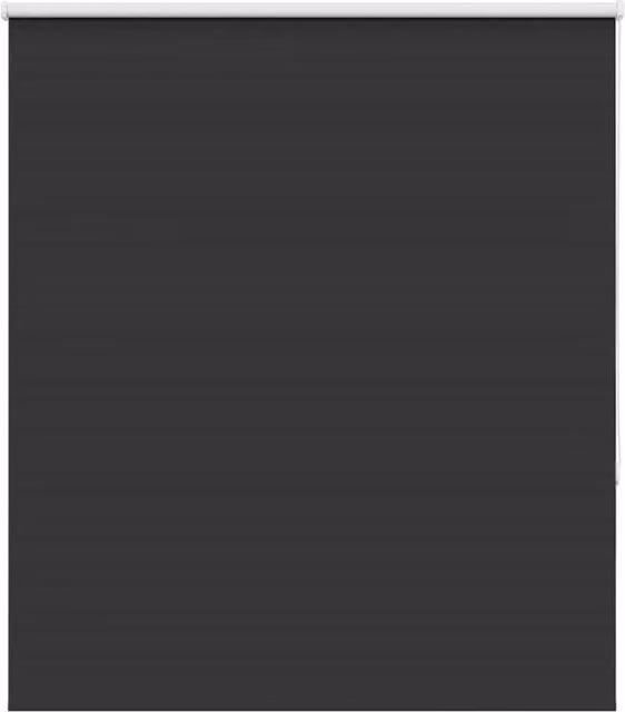 Berkfield Home Blackout Roller Blind, Black Polyester, W: 120 cm, H: 150 cm