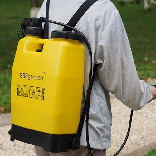 Gr8 Garden Yellow 12 Litre Manual Backpack Pressure Sprayer with Lance – 3