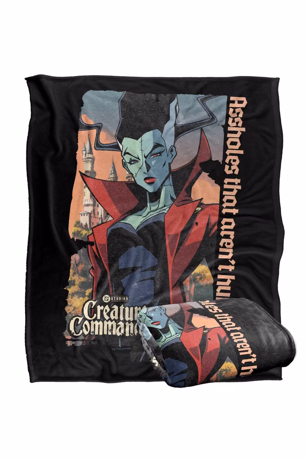 Warner Bros. Creature Commandos The Bride Super Soft Fluffy Polyester Throw Blanket, Multicolour, Extra Large – 2