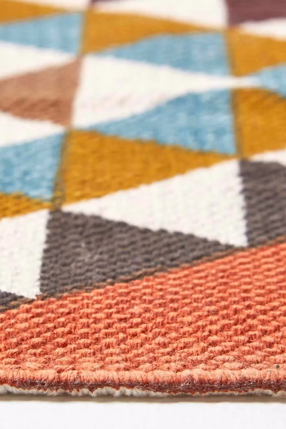 Homescapes Oslo Multi Colour Cotton Diamond Pattern Hall Runner, W/D/H: 66 x 200 cm – 4