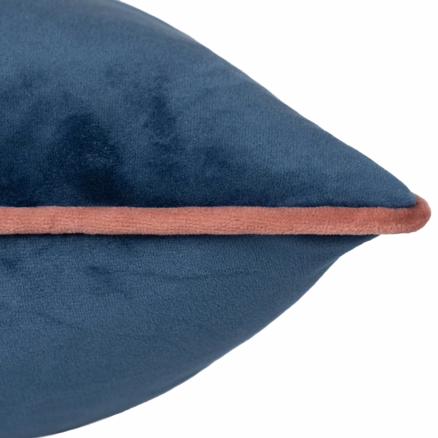 Furn Meridian Velvet Square Cushion in Petrol, Pink and Blue, W/D/H: 45 x 45 x 45 cm – 4