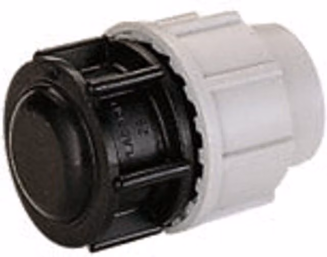 Plasson Black Plastic End Plug 20mm – 1