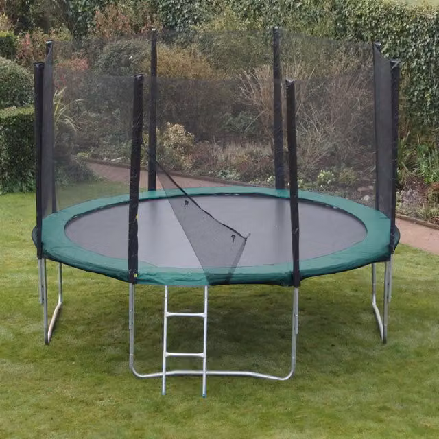 Kanga Hi-Power 16ft Trampoline Package in Green by Trampoline Warehouse