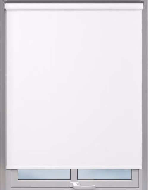 Terrys Viera Made to Measure Semi-Transparent Roller Blind in White
