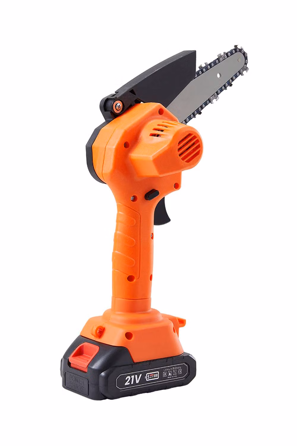 Living and Home 2-in-1 Cordless Pole Saw and Handheld Chainsaw, Orange – 3