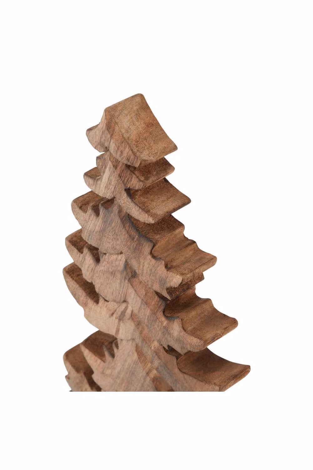 KDMD Rustic Natural Wood Large Tabletop Christmas Tree in Brown – 2