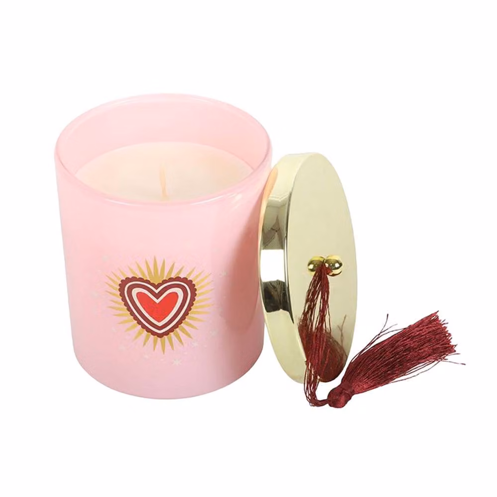 Something Different Burning Love Fig Scented Candle in Pink – 2