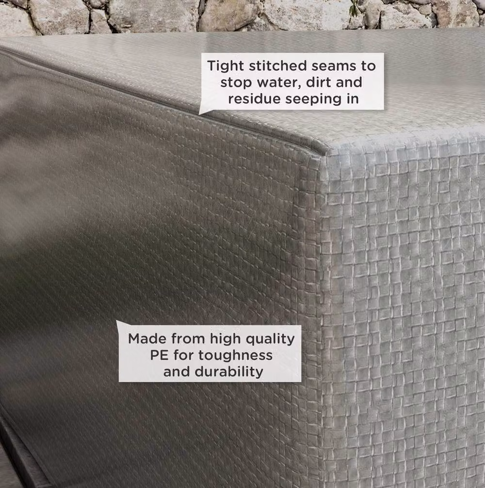 STILVORA Water-Repellent Outdoor Furniture Cover, Grey, W: 235 cm, D: 190 cm – 5