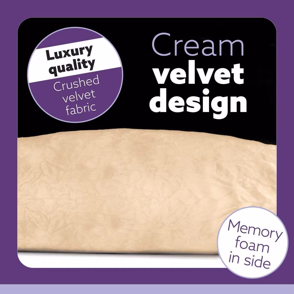 Aamira Cream C Shape Memory Foam Pregnancy Maternity Pillow, W/D/H: 140 x 65 x 20 cm – 5