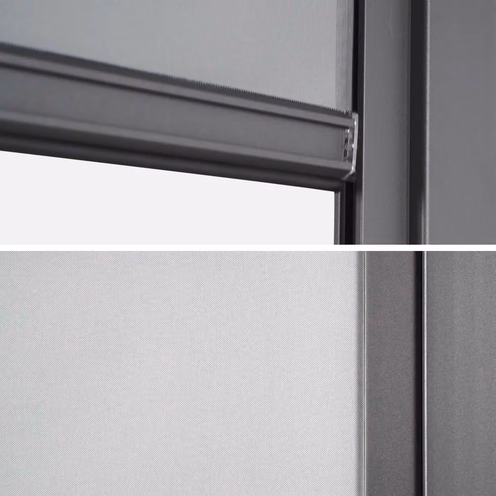 sweeek Aluminium Blind for Triomphe Pergola, Dark Grey, W: 400 cm, H: 236 cm – 2