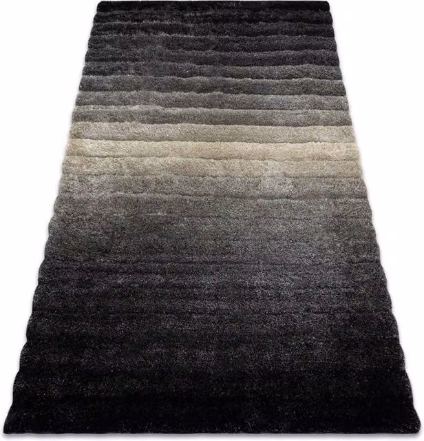 RugsX Flim Grey Rectangular Polyester Rug W: 80 cm, L: 150 cm – 1