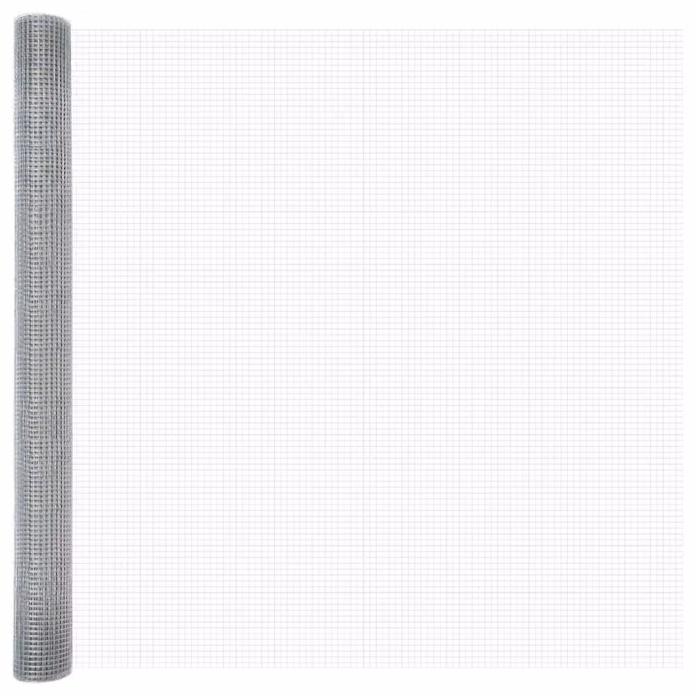 Berkfield Home Welded Wire Fence, Galvanised Steel, Silver, H: 1.5 m x W: 50 m – 2
