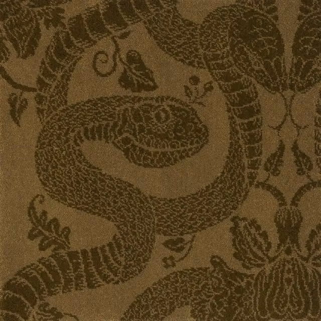 House of Hackney Anaconda Rectangular Wool Rug in Brown