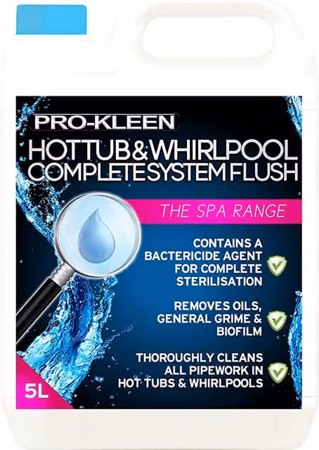 Pro-Kleen Hot Tub and Whirlpool Complete System Flush Disinfection Cleaner, 1 kg – 4