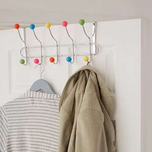 Orsina 10 Hook Hanger with Multicolour Plastic Balls, W/D/H: 40 x 12.5 x 17.5 cm – 3