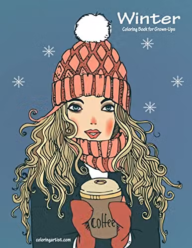 Winter Coloring Book for Grown-Ups 1: Volume 1 by Createspace, Multicolour